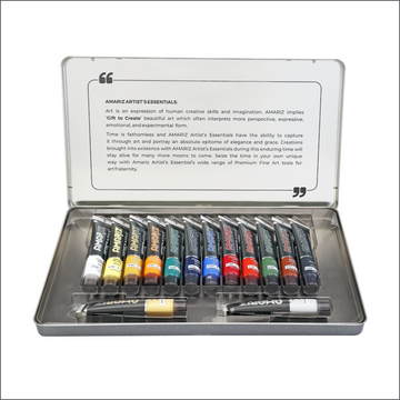Artist's Acrylic Paints (14 Shades x 20ml Each) (Tin Pack)